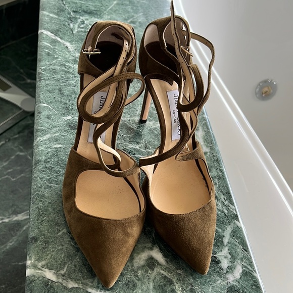 Lancer Pump Olive/Brown Suede - Picture 2 of 4